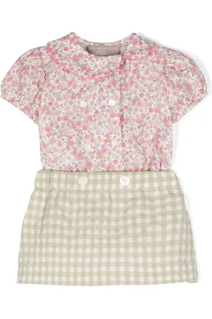 LA STUPENDERIA Set con gonna a fiori
