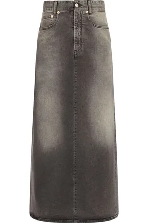 Maison Margiela Gonna denim con applicazione