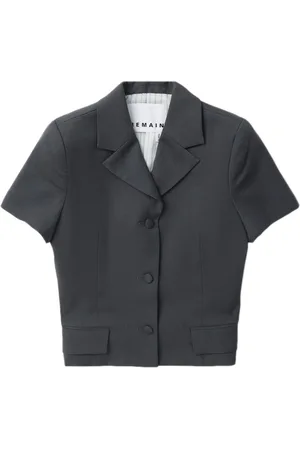REMAIN Blazer monopetto a maniche corte