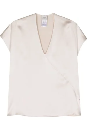ALYSI Blusa semi trasparente