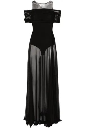 Atu Body Couture Abito lungo con scollo rotondo