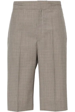 Victoria Beckham Pantaloni sartoriali in pied-de-poule