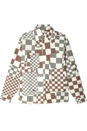 ERL Giacca-camicia a quadri