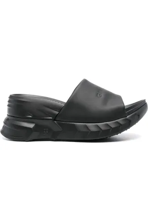 Givenchy Sandali slides con logo goffrato