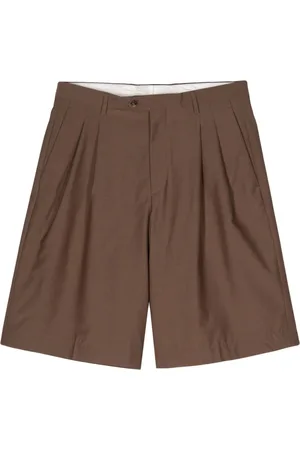 LARDINI Shorts sartoriali con pieghe