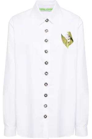 Chopova Lowena Camicia con applicazione a fiori