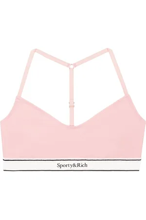 Sporty & Rich Reggiseno sportivo Serif Logo