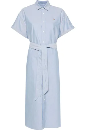 Ralph Lauren Chemisier con ricamo Polo Pony