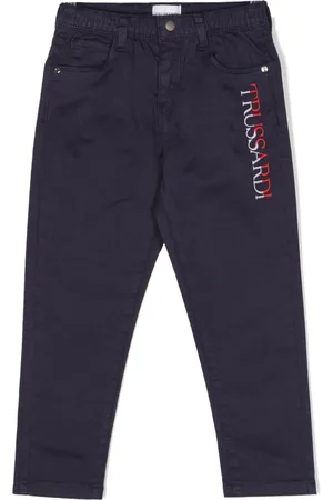Trussardi Chino con ricamo