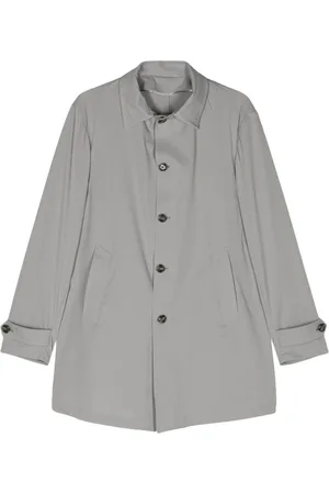BARBA Cappotto Spolverino monopetto