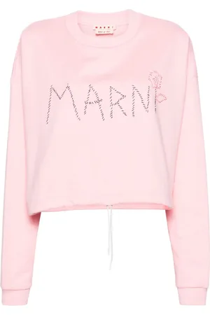 Marni Felpa crop con ricamo