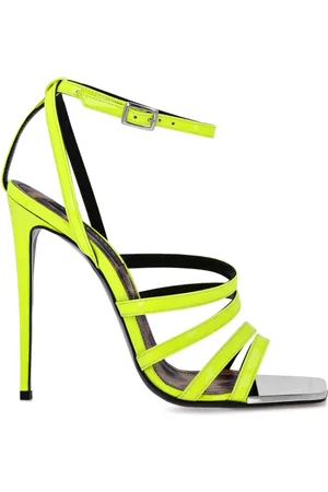 Philipp Plein Sandali in pelle con punta quadrata