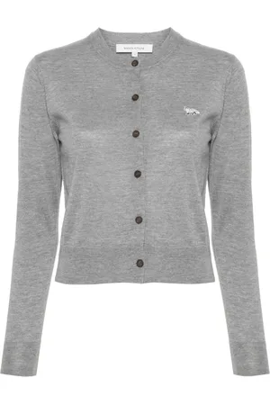 Maison Kitsuné Cardigan con ricamo