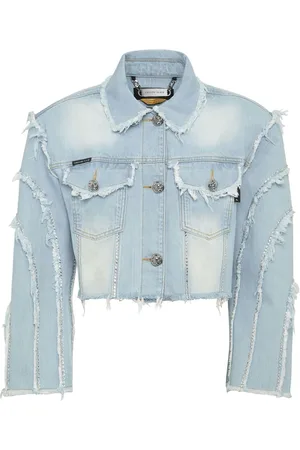 Philipp Plein Giacca denim crop
