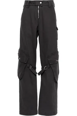 Acne Studios Pantaloni dritti con vita media