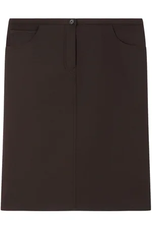 Courrèges Gonna midi con vita bassa