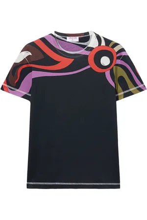 Puccini T-shirt con stampa Marmo