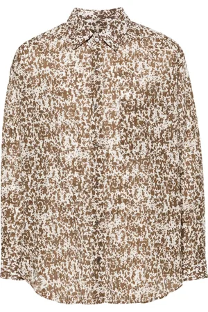 LEMAIRE Camicia con stampa astratta