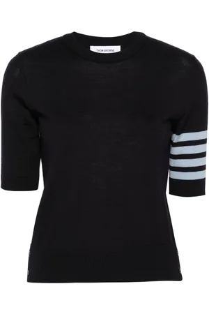 Thom Browne T-shirt con dettaglio a 4 righe