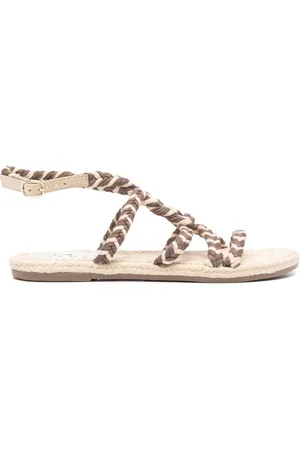 MANEBI Espadrilles con cinturini intrecciati