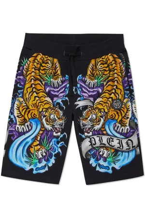 Philipp Plein Shorts con stampa Tattoo