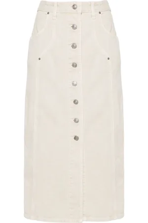 Marant Etoile Gonna midi denim Vandy