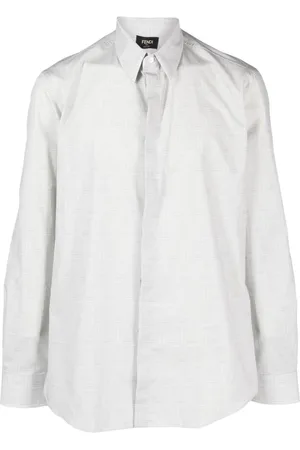 Fendi Camicia con monogramma jacquard