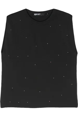 Bimba y Lola Top smanicato con cristalli