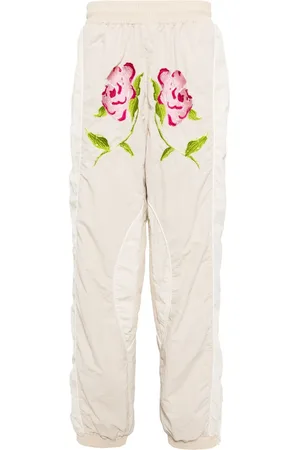 KIDSUPER STUDIOS Pantaloni sportivi con ricamo