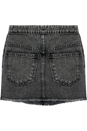 The Mannei Gonna denim con applicazione
