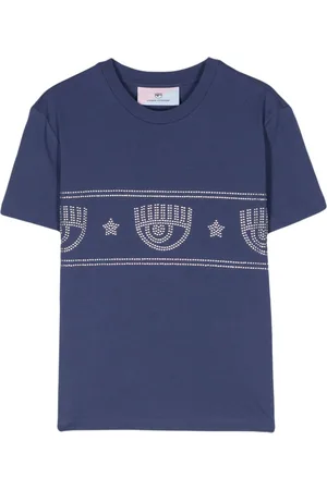 Chiara Ferragni T-shirt Logomania con borchie