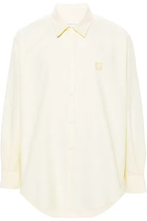 Maison Kitsuné Camicia con ricamo Contour Fox Head