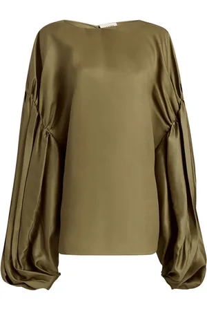 Khaite Blusa Quico con pieghe