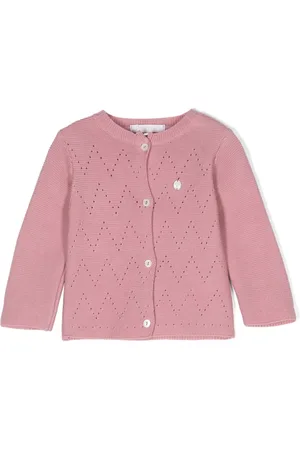 PATACHOU Cardigan con placca logo