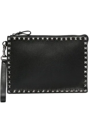 VALENTINO GARAVANI Clutch Rockstud in pelle