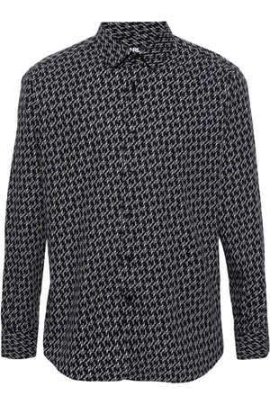 Karl Lagerfeld Camicia con stampa FF Karligraphy