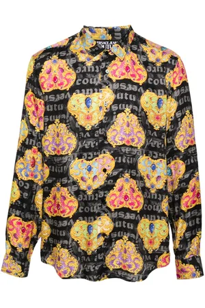 VERSACE Camicia con stampa Heart Couture
