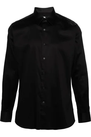 Karl Lagerfeld Camicia con bordo satinato
