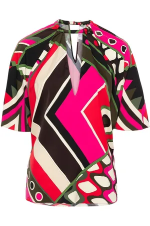 Puccini Blusa Vivara con scollo a V