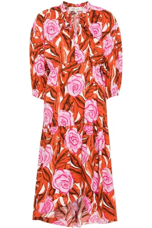Diane von Furstenberg Abito a fiori Artie Palm