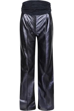 LAQUAN SMITH Pantaloni con inserti a contrasto