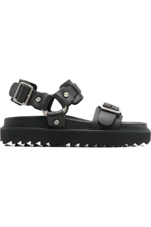 Acne Studios Sandali in pelle con fibbie