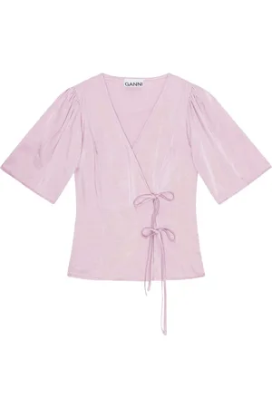 Ganni Blusa con scollo a V