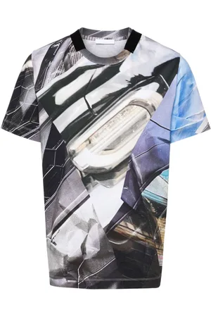 Helmut Lang T-shirt con stampa astratta