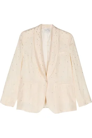 FORTE FORTE Blazer monopetto con strass
