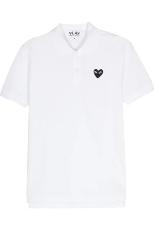 Comme des Garçons Polo con applicazione