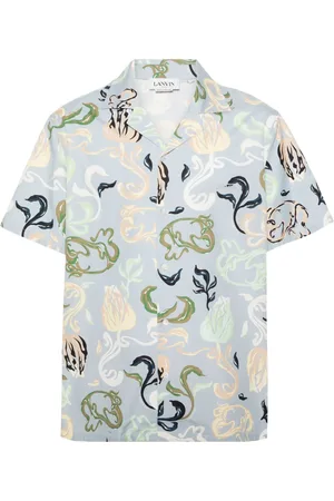 Lanvin Camicia con stampa astratta