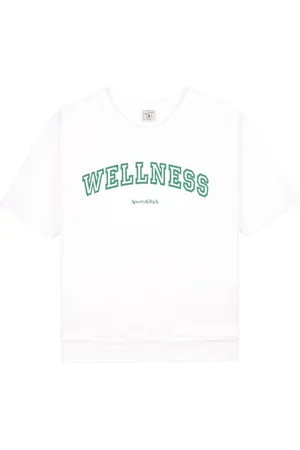 Sporty & Rich T-shirt con stampa Wellness