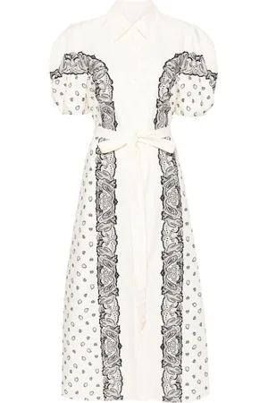 Chloé Chemisier midi con stampa