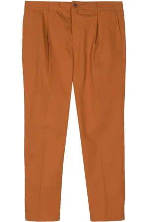 Maison Kitsuné Pantaloni affusolati con pieghe